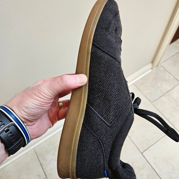 Rothy's Men's RS01 Sneakers, Charcoal Gray/Gum, Sz 13 - Picture 13 of 16